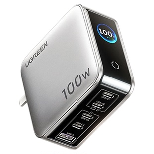 绿联速显充100w氮化镓充电器头PD快充头适用iPhone17小米华为macbook笔记本电脑手机平板多口Type-C快充插头