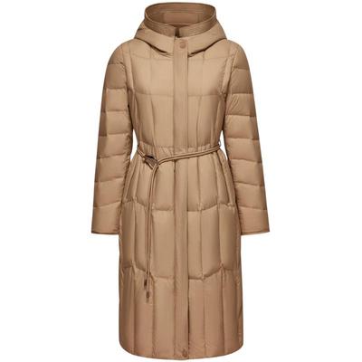 波司登羽绒服鹅绒长款连帽保暖女