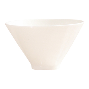 超薄胎骨瓷小茶杯高透斗笠杯纯白陶瓷杯潮汕功夫茶单杯办公室茶具