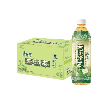 康师傅茉莉蜜茶清茶绿茶500ml饮料整箱批发特价解腻果味茶饮品