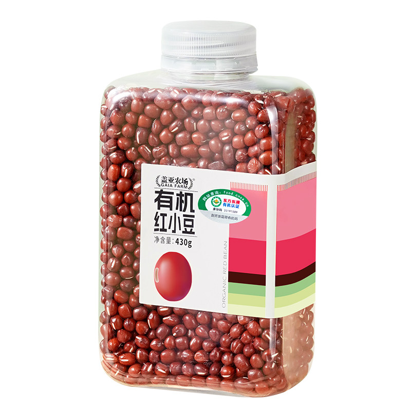 【高品质系列】有机红小豆430g新货杂粮新罐装软糯出沙红豆