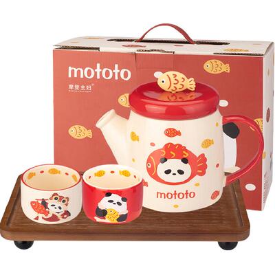 摩登主妇熊猫陶瓷套装茶具