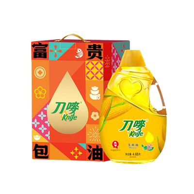 刀唛玉米油4.68L×1瓶礼盒装