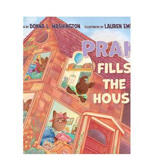 【预售】普拉克填满了房子英文儿童绘本虚构类进口原版书精装Prak Fills The HouseWASHINGTON  DONNA L.Holiday House