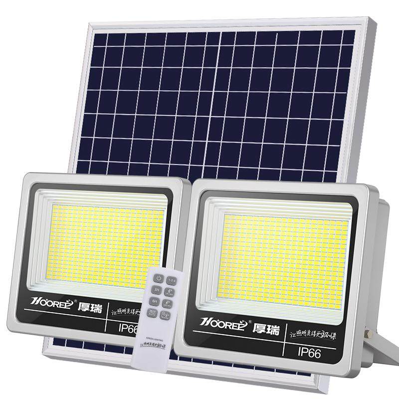一拖二分体式太阳能户外灯强光款