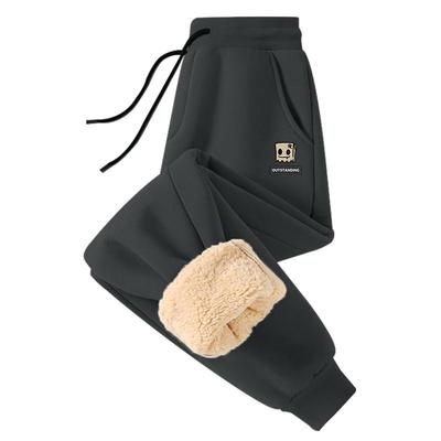 NN真维斯加绒卫裤男冬款重磅加厚