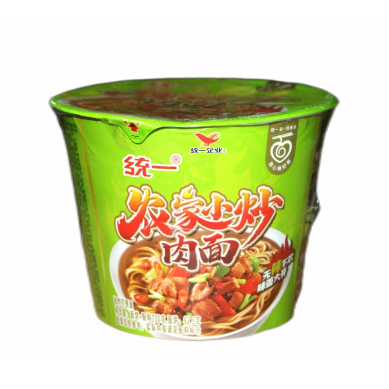 统一来一桶农家小炒肉方便面整箱