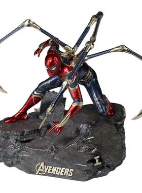 铜师傅《蜘蛛侠》漫威系列限量手办 复仇者联盟桌面客厅铜摆件