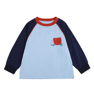 男童t恤长袖儿童上衣打底衫2026春季新款男孩春装纯棉衣服a类体恤