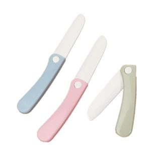 塑料水果刀不易伤手切水果儿童小刀学生折叠刀小刀学校早教安全刀