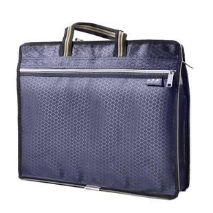 大容量帆布袋牛津布文件袋绿色手提袋资料会议公文包A4手提包大号加厚多层男女办公包商务会议袋定做印刷LOGO