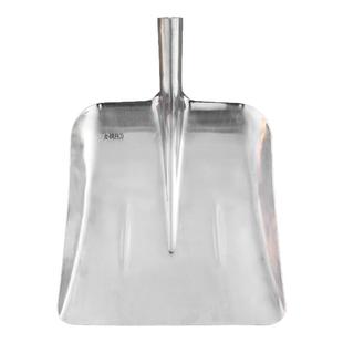 白钢大号方锹不锈钢牛粪锹养殖场粮食清粪铲子平头加厚钢锹铁锹