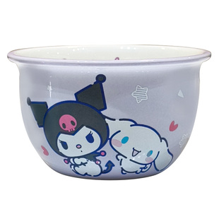 三丽鸥碗家用儿童专用饭碗陶瓷可爱餐具个人碗具送生日礼物好看碗
