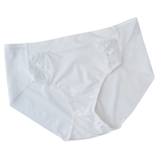 2024新款韩国barbara奢华白色牛奶丝软滑速干无痕中腰女三角内裤