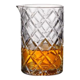 鸡尾酒玻璃搅拌杯酒吧调酒师调和杯子杯具调酒器具日式水晶调酒杯