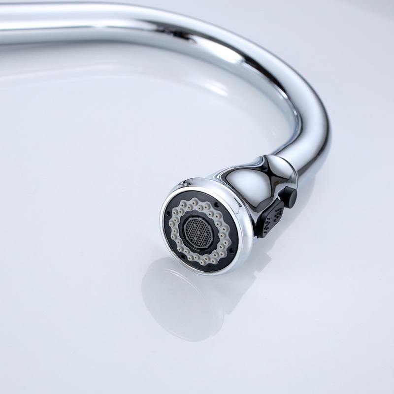 晨露红冲铜宝塔抽拉洗菜盆水龙头冷热混合龙头洗碗池水槽双用龙头