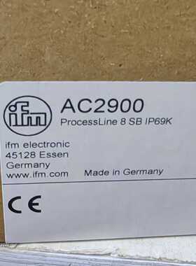 议价IFM易福门AC2900 ProcessLine 8 SB IP69K模块，全新原厂，议