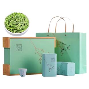 2025新茶龙井绿茶绿茶豆香型茶叶自己喝送礼长辈礼盒装龙井茶250g