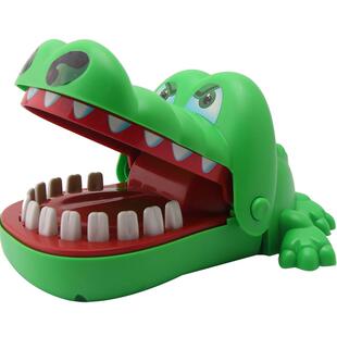 咬手指的大嘴巴鳄鱼玩具咬手鲨鱼咬手玩具拔牙儿童亲子整蛊玩具
