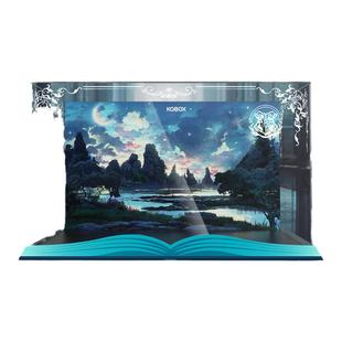 KGBOX乐高76419哈利波特霍格沃兹城堡和庭院亚克力展示盒防尘罩