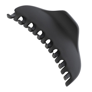 韩国黑色磨砂发夹 盘头发抓夹大号鲨鱼夹后脑勺 jenny金智妮同款