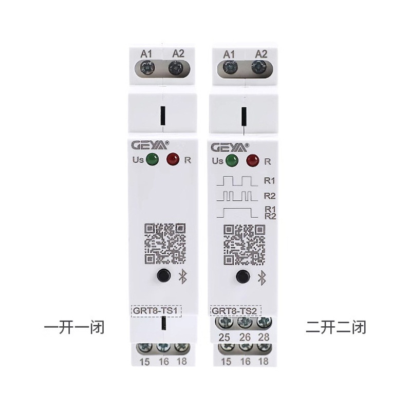 15GEYA格亚GRT8-TS蓝牙时时间8定时器24V控220V交流开关开继电器