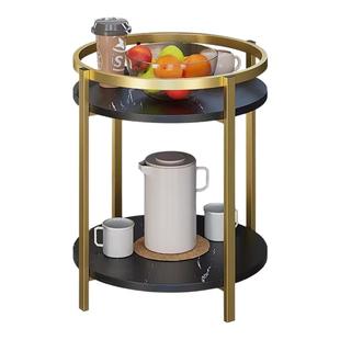 麻将机茶几轻奢小桌子双层棋牌室专用烟缸茶水架麻将桌边几茶水桌