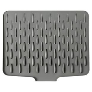 硅胶沥水垫水槽导流式厨房果蔬碗碟滤水干燥垫家用台面菜板固定垫