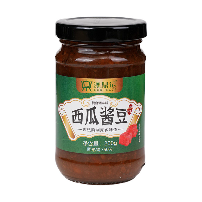 西瓜酱豆辣椒老式酱夹馍酱豆瓣酱