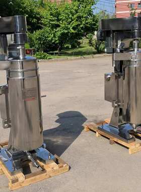 不锈钢管式离心机油水管式离心机摇摆型草药提取液管式离心机