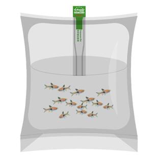 质优活体鱼苗包装袋种苗幼苗打包袋鱼仔鱼卵幼鱼快递内圆角充氧袋