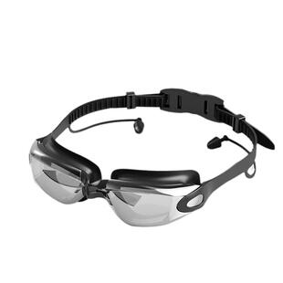 泳镜高清防雾防水近视带度数专业游泳眼镜潜水装备泳帽套装大框