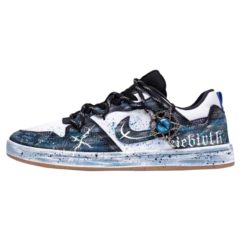 球鞋定制 Nike SB Alleyoop 星辰之海 百搭耐磨 低帮休闲板鞋