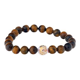 祥安阁属牛属虎本命佛手链『虎眼石虚空藏菩萨手串』男女款