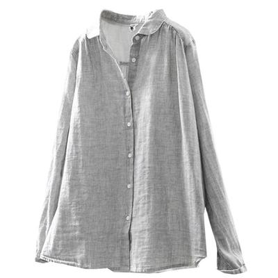 衬衣女款2026新款爆款开春冬衬衫小个子长袖叠穿内搭打底轻熟上衣