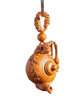 把把壶打麻将胡牌汽车桃木招财