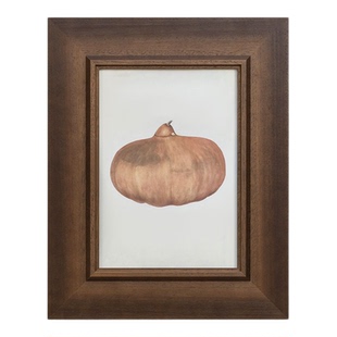 创意中古风纯实木相框摆台diy油画外框装裱定制餐厅卧室装饰画框