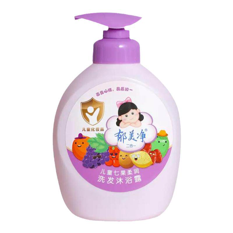 郁美净儿童七果洗发沐浴露550g