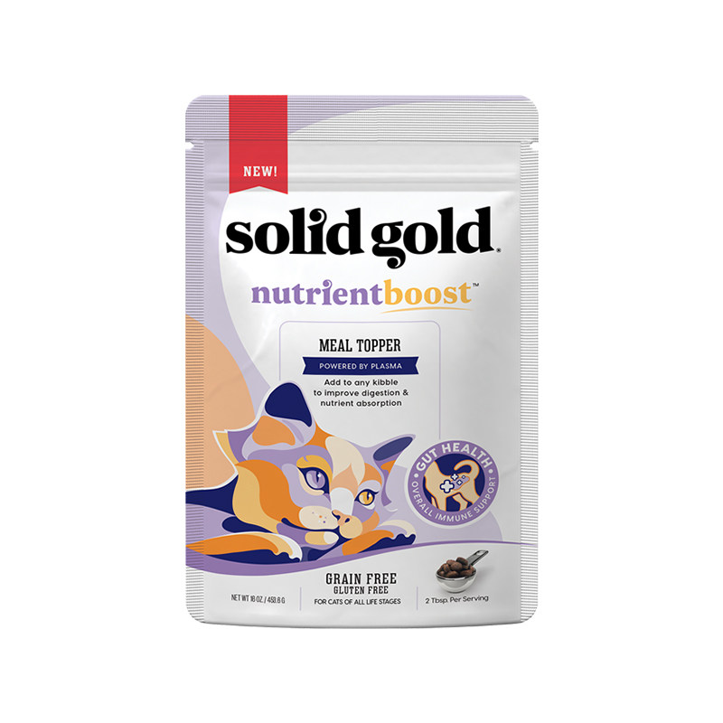 SolidGold素力高免疫粒猫用零食冻干免护原蛋白颗粒 1磅/袋