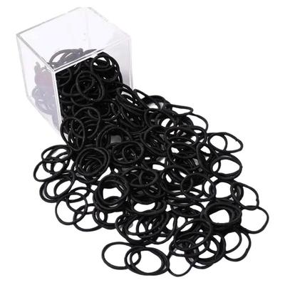 黑色皮筋女扎头橡皮筋高弹力耐用