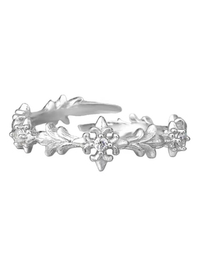 HANXIN S925纯银复古设计感十字架戒指女轻奢2025新款爆款不掉色