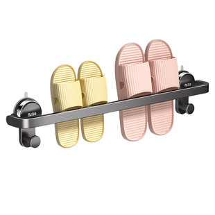 吸盘浴室拖鞋挂架免打孔沥水架卫生间厕所壁挂置物架鞋子收纳神器