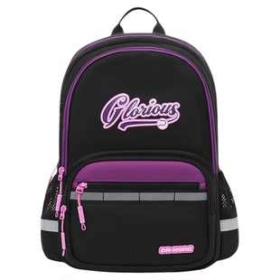 江博士书包中学生护脊减负三到六年级女生轻便大容量双肩包礼盒