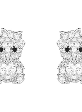 GEMOLA/格莫拉叛逆千金风mini彼得小熊项链耳钉