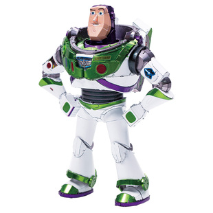 迪士尼正版艺模巴斯光年3d立体拼图金属拼装模型手工diy玩具摆件