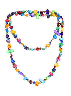 民族风新款项链女秋冬流苏吊坠