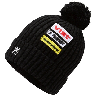 FILA斐乐儿童帽子2025年冬季新款男女童中大童户外运动圆顶针织帽