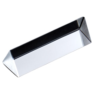 光学三棱镜彩虹摄影道具学生用物理实验器材初中全套儿童玻璃多棱镜菱镜七色分光的折射镜万花筒水晶三棱锥柱