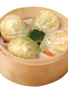 添运楼藤椒虾饺海苔青花椒饺子
