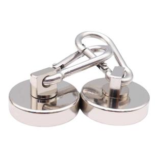 强力磁吸挂扣登山扣磁铁强磁挂钩可旋转吸铁石挂钩磁吸挂钩免打孔